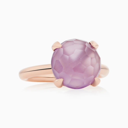 Catch Ring Amethyst, Weißgold