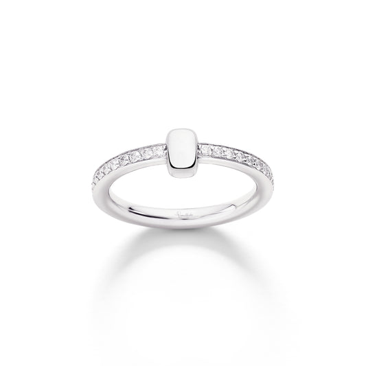 Pomellato Together Ring, Bicolor-Gold • Diamant von Pomellato (PAC4015O2WHRDB000)