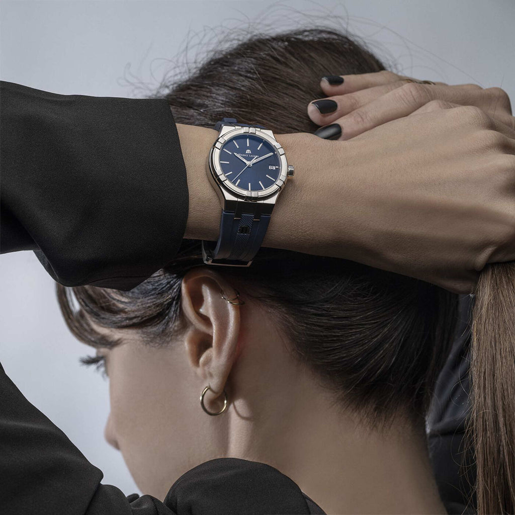 Aikon Quartz Date 35mm von Maurice Lacroix (AI1106-SS000-430-4)