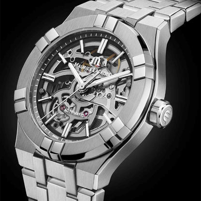 Aikon Automatic Skeleton, Edelstahl von Maurice Lacroix (AI6007-SS002-030-1)