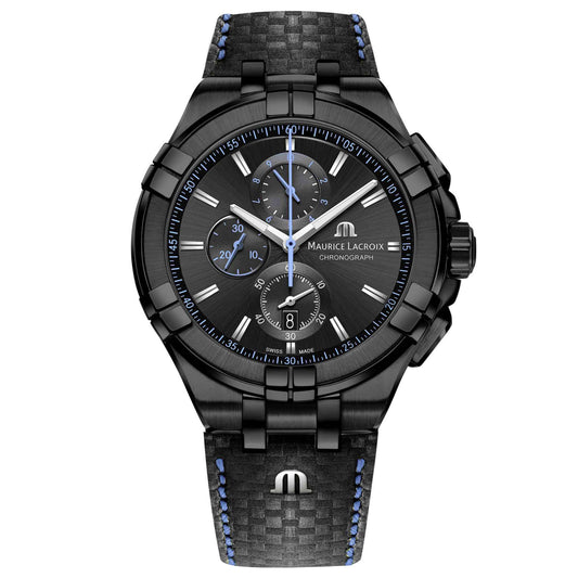 Aikon Chronograph 44mm, Leder von Maurice Lacroix (AI1018-PVB01-337-1)