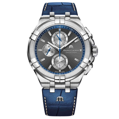 Aikon Chronograph 44mm, Edelstahl • Quarz von Maurice Lacroix (AI1018-SS001-333-1)