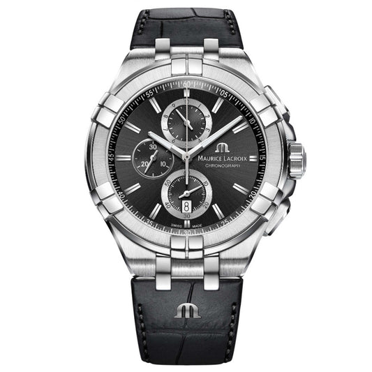 Aikon Chronograph, Leder • Diamant • Quarz von Maurice Lacroix (AI1018-SS001-330-1)
