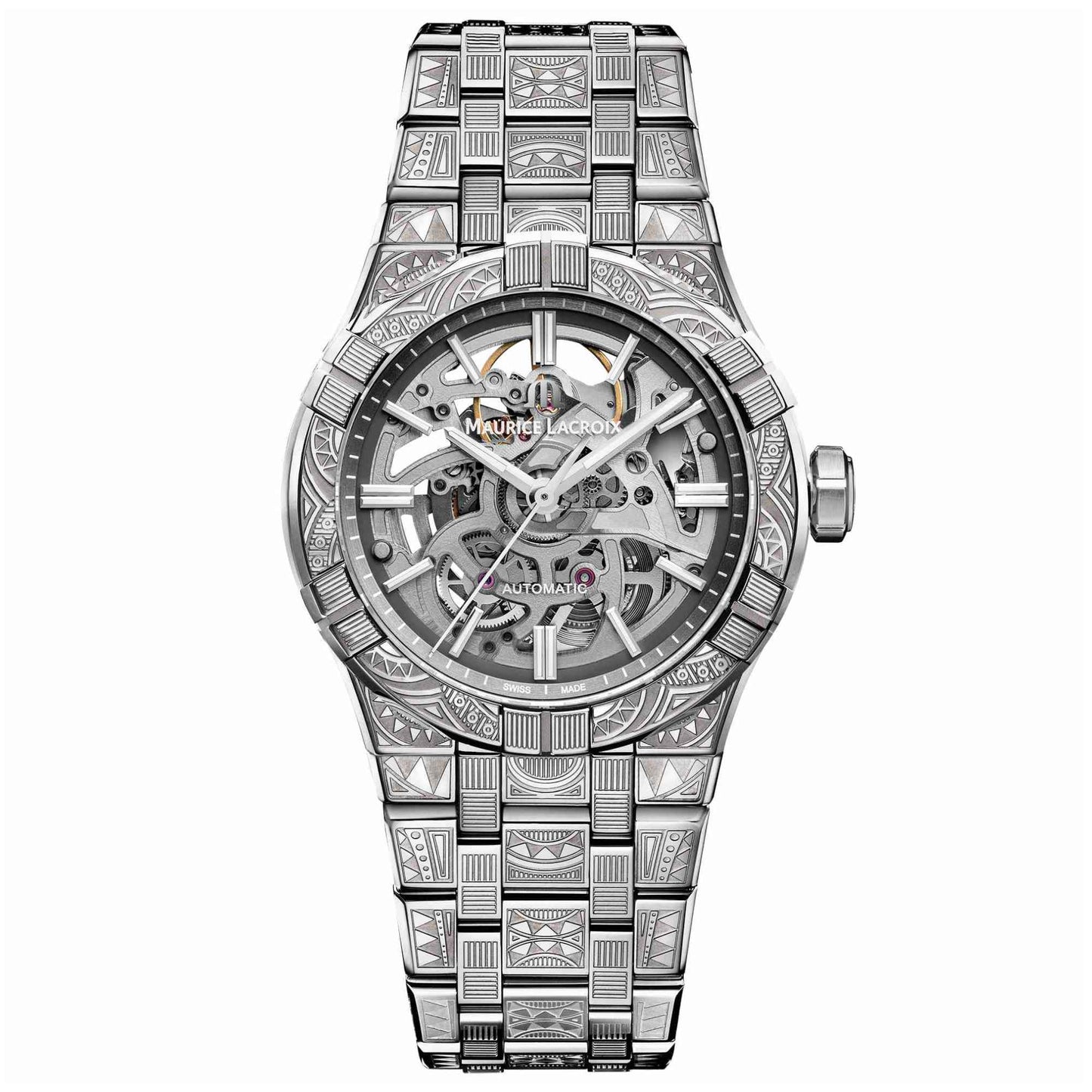 Aikon Skeleton Urban Tribe, Edelstahl von Maurice Lacroix (AI6007-SS009-030-1)