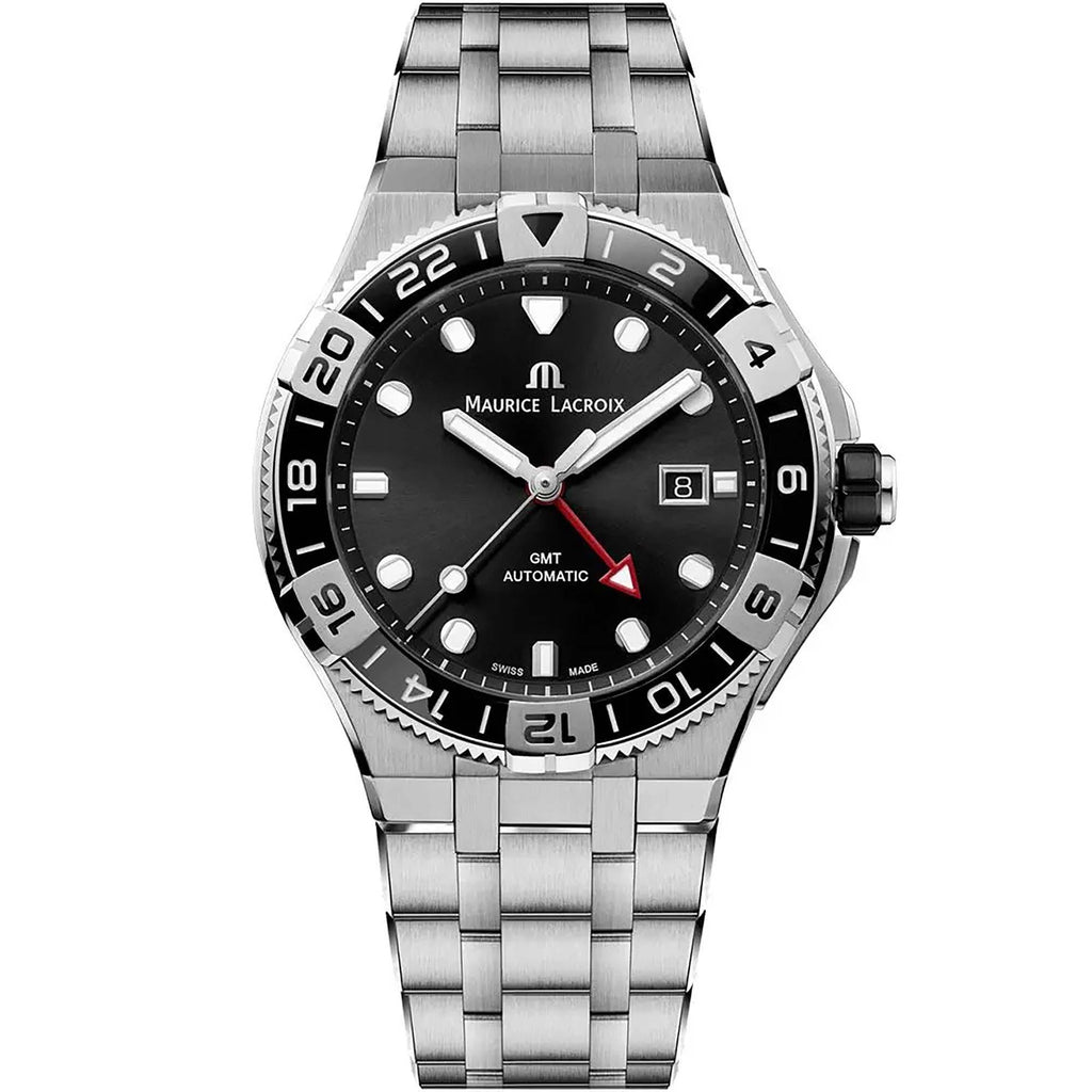 Aikon Venturer GMT, Edelstahl von Maurice Lacroix (AI6158-SS00F-330-A)