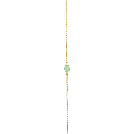Amazzonia Halskette, Gelbgold von Nanis (CN3-603)