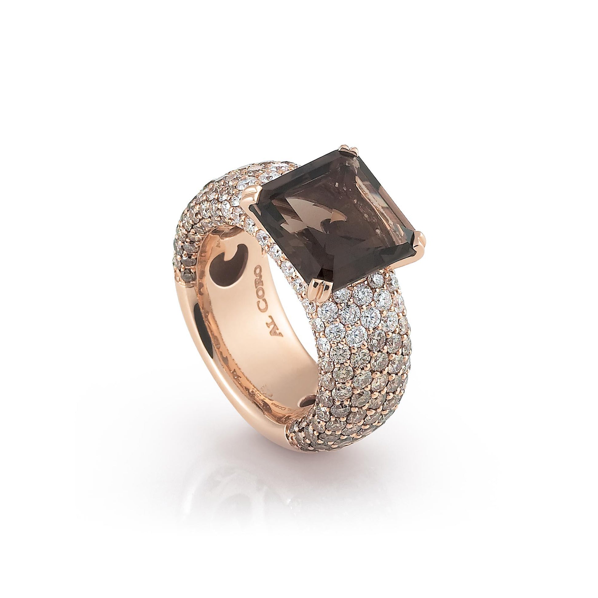 Amori Ring, Rotgold • Diamant • Saphir von Al Coro (R6974RS)