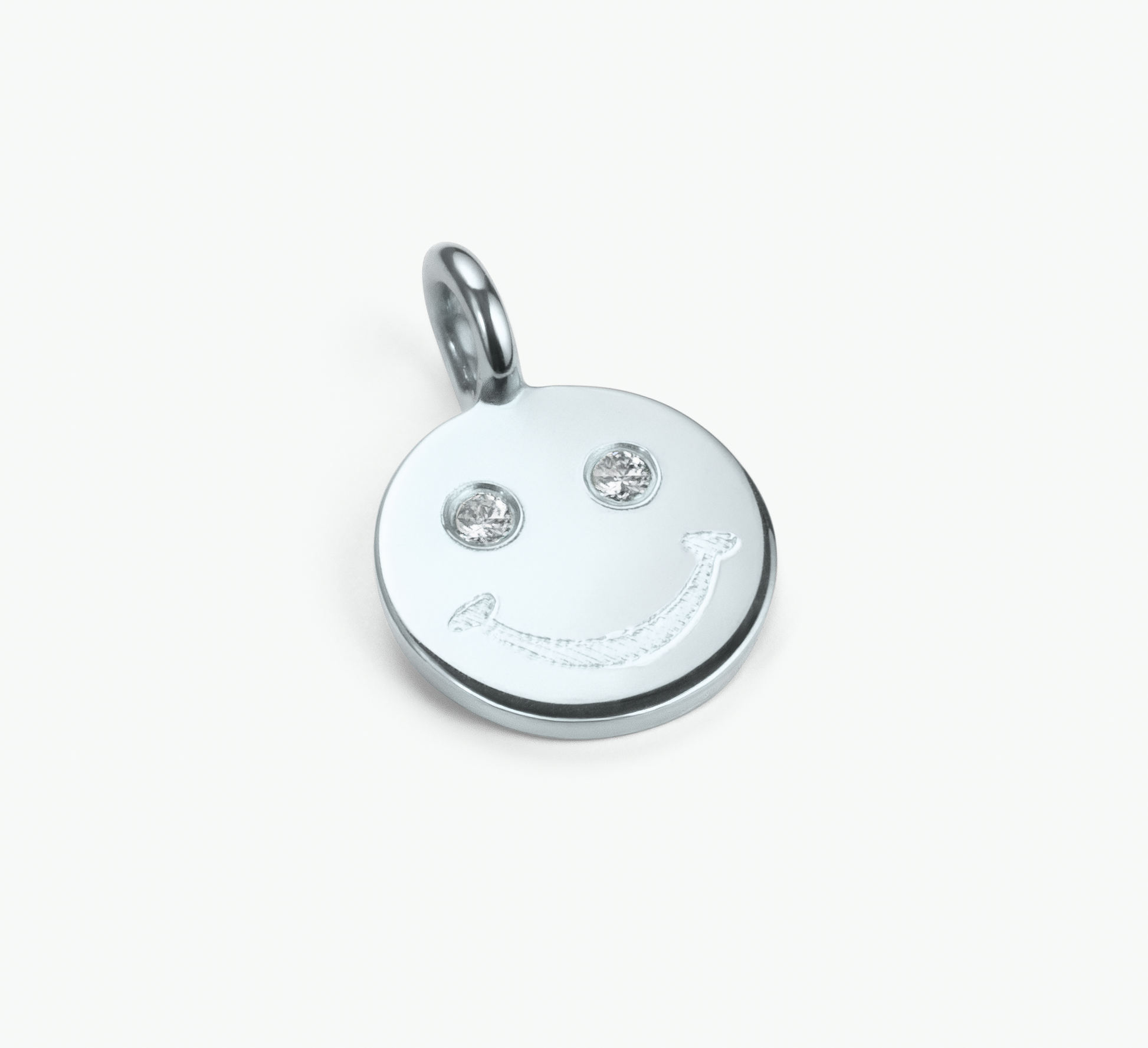 Pure Smile Ketten Anhänger in Weißgold von The Good Bling Berlin