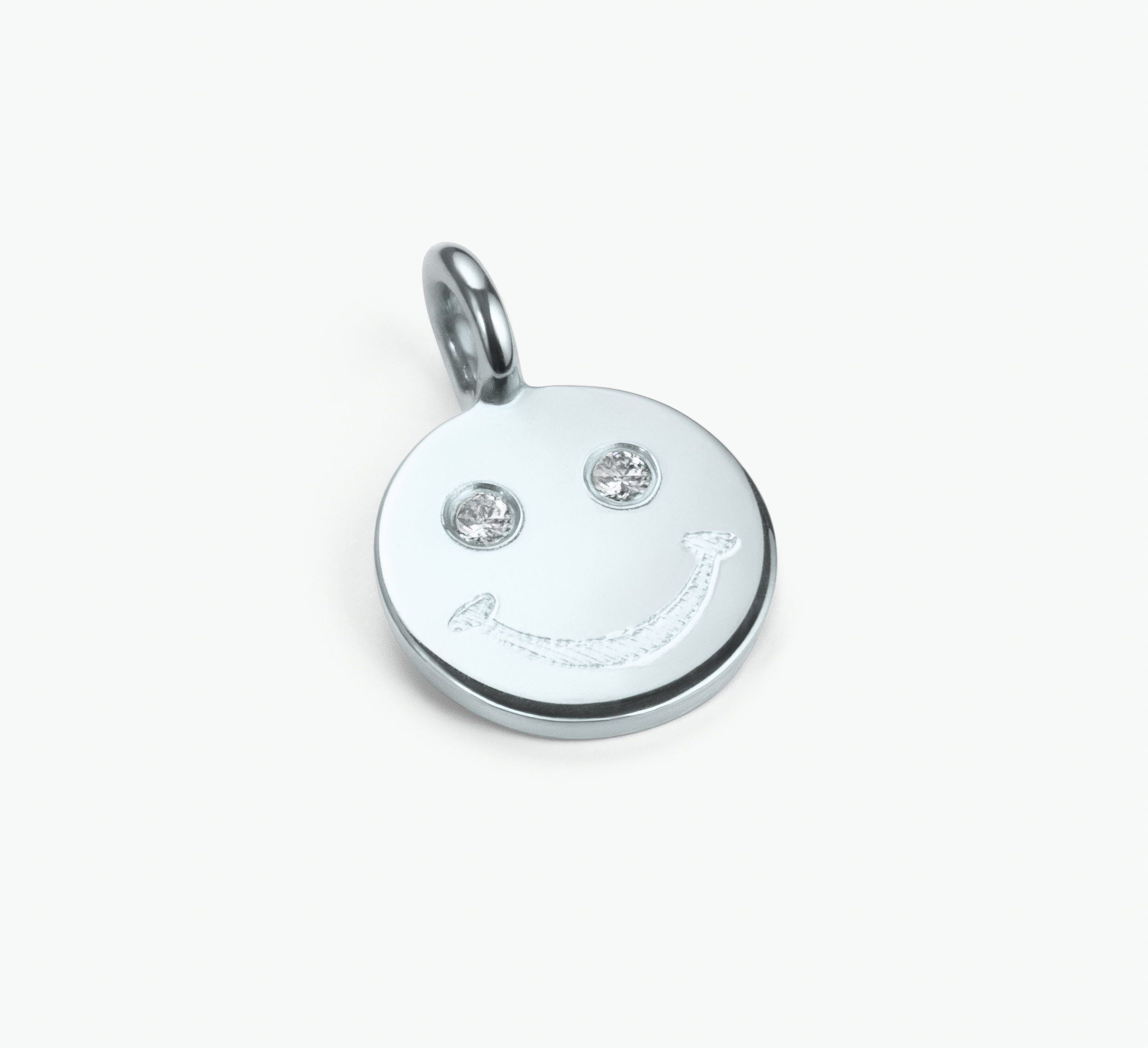 Pure Smile Ketten Anhänger in Weißgold von The Good Bling Berlin