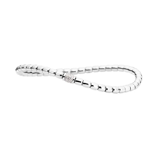 Armband Flessibile, Weißgold • Diamant von Capolavoro (AB8B00113.INNEN.17-M)