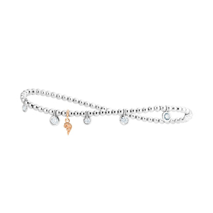 Armband Prosecco, Weißgold • Diamant von Capolavoro (AB8BRW00323.INNEN.17)