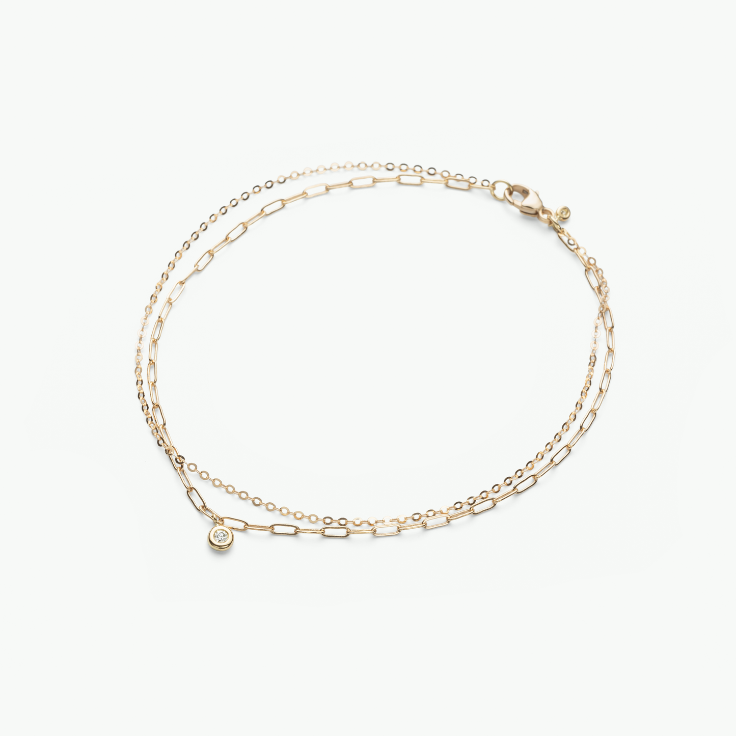 Elfi Armband, Recyceltes Gold & Labordiamant