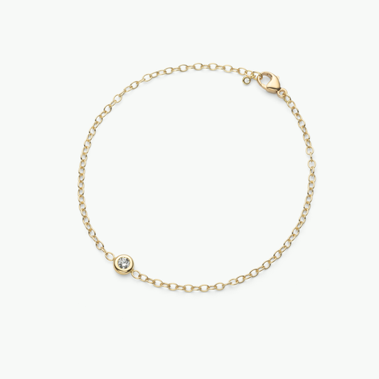 Tilda Armband, Recyceltes Gold & Labordiamant