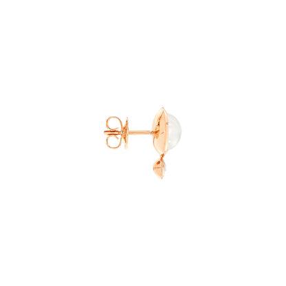 BOUTON Ohrstecker • Diamant • Mondstein von Tamara Comolli (E-BOU-MoSa-Cl-rg)