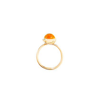 BOUTON Ring small Mandarin Granat, Gelbgold • Granat von Tamara Comolli (R-BOU-s-Man-yg)