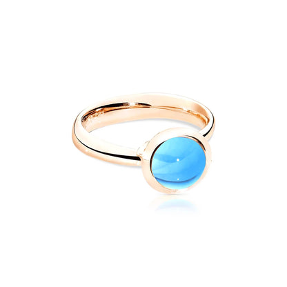 BOUTON Ring small Swiss Topas, Roségold • Topas von Tamara Comolli (R-BOU-s-ToSw-rg)