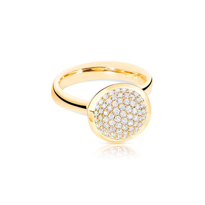 BOUTON Ring, Gelbgold • Diamant von Tamara Comolli (R-BOU-l-p-yg)