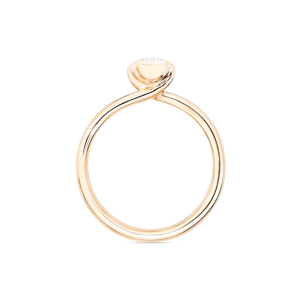 BOUTON Solitaire Ring • Diamant von Tamara Comolli (R-BOU-Sol-Cl-rg)