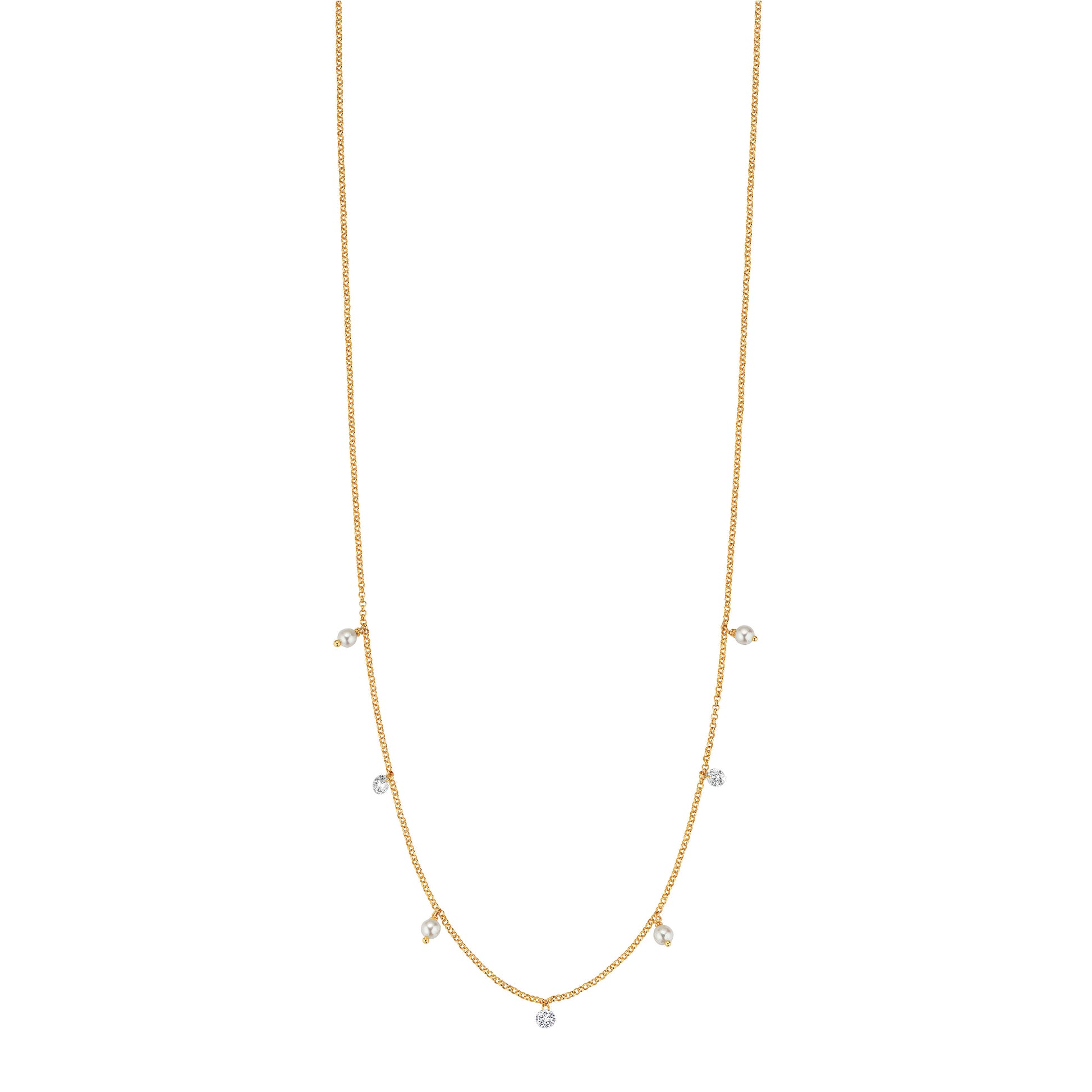 Bolero Collier, Gelbgold • Diamant von Gellner (2-81645-01)