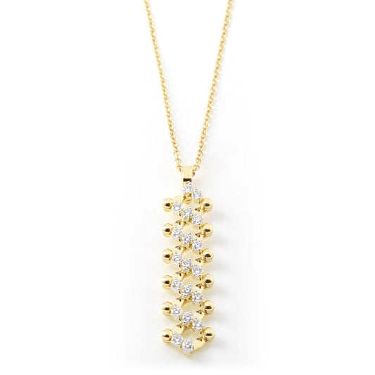 Brevetto Anhänger, Gelbgold von Serafino Consoli (S CL 5M2 YG WD) online kaufen