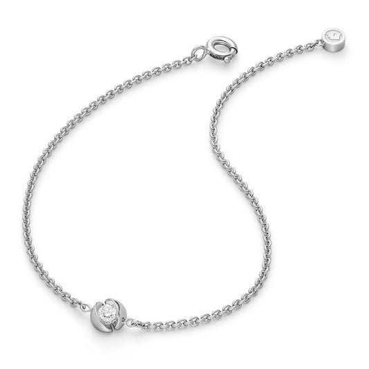 CALLA Armband, Weißgold • Diamant von Schaffrath (211_CALL2_09_WW)
