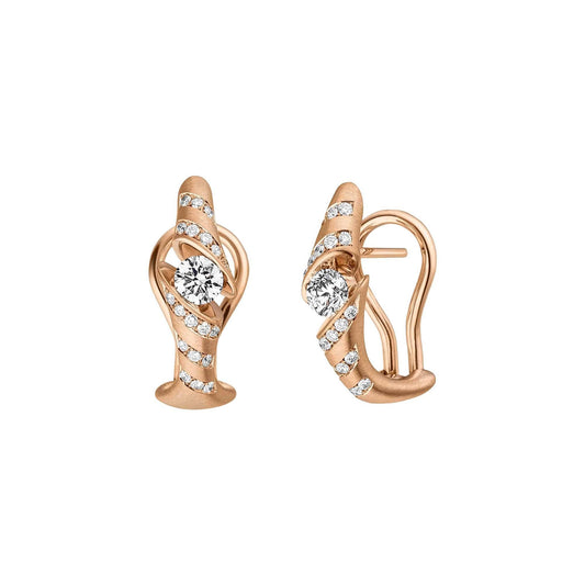 CALLA Ohrschmuck, Roségold • Diamant von Schaffrath (757_CAL8Y_40_RW)