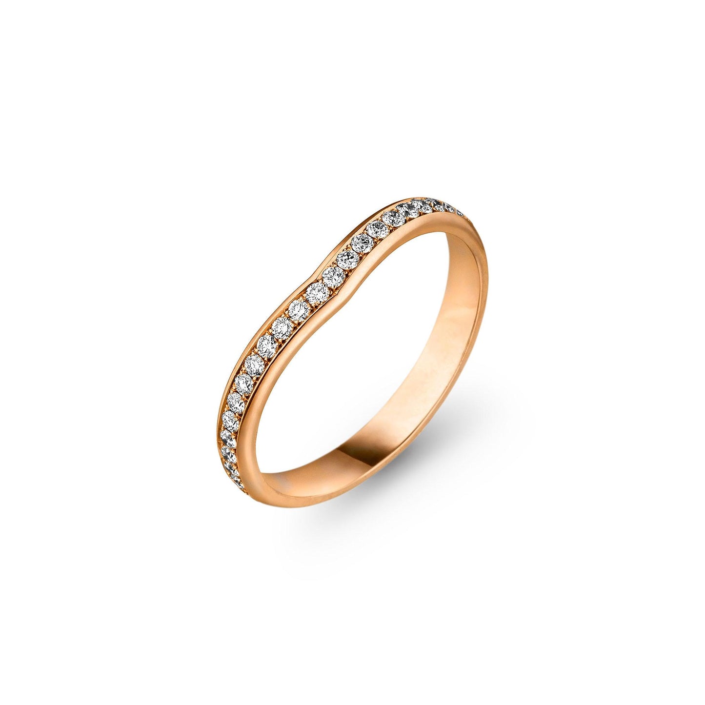 CALLA Ring, Roségold • Diamant von Schaffrath (758_C24T1_36_RW)