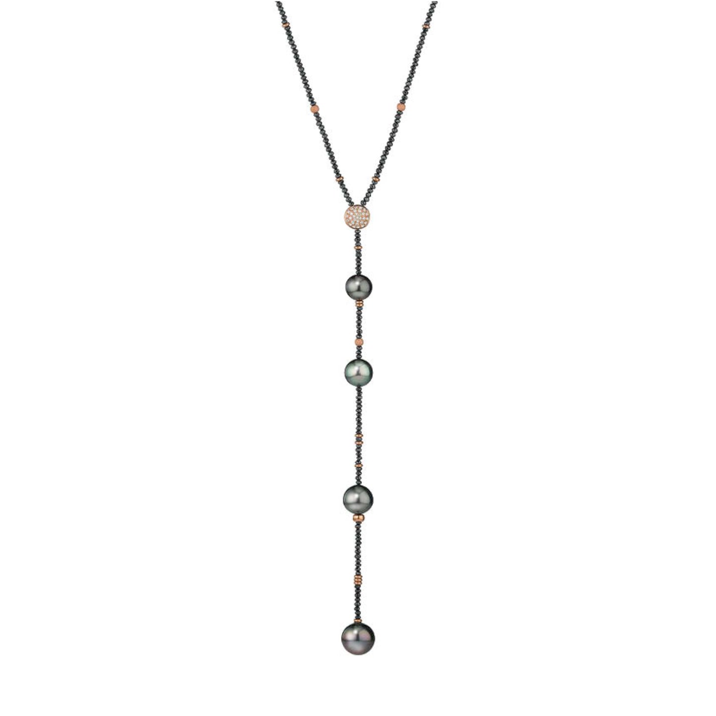 Castaway Collier, Roségold • Diamant • Saphir • Turmalin von Gellner (5-24263-02)