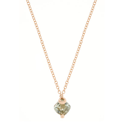 Centoundici Kette, Roségold • Prasiolith von Grimaldo (11-PE06PA-01)