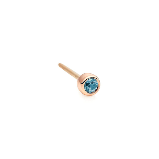 Confetti Ohrstecker, Roségold • Saphir von Bron (8OR4879PK)