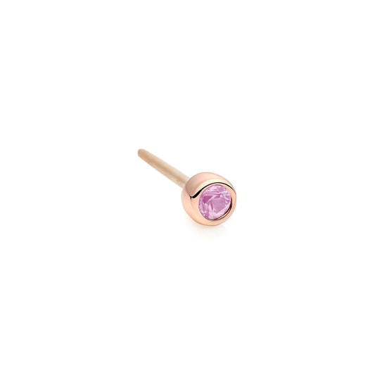 Confetti Ohrstecker, Roségold • Saphir von Bron (8OR4879RK)