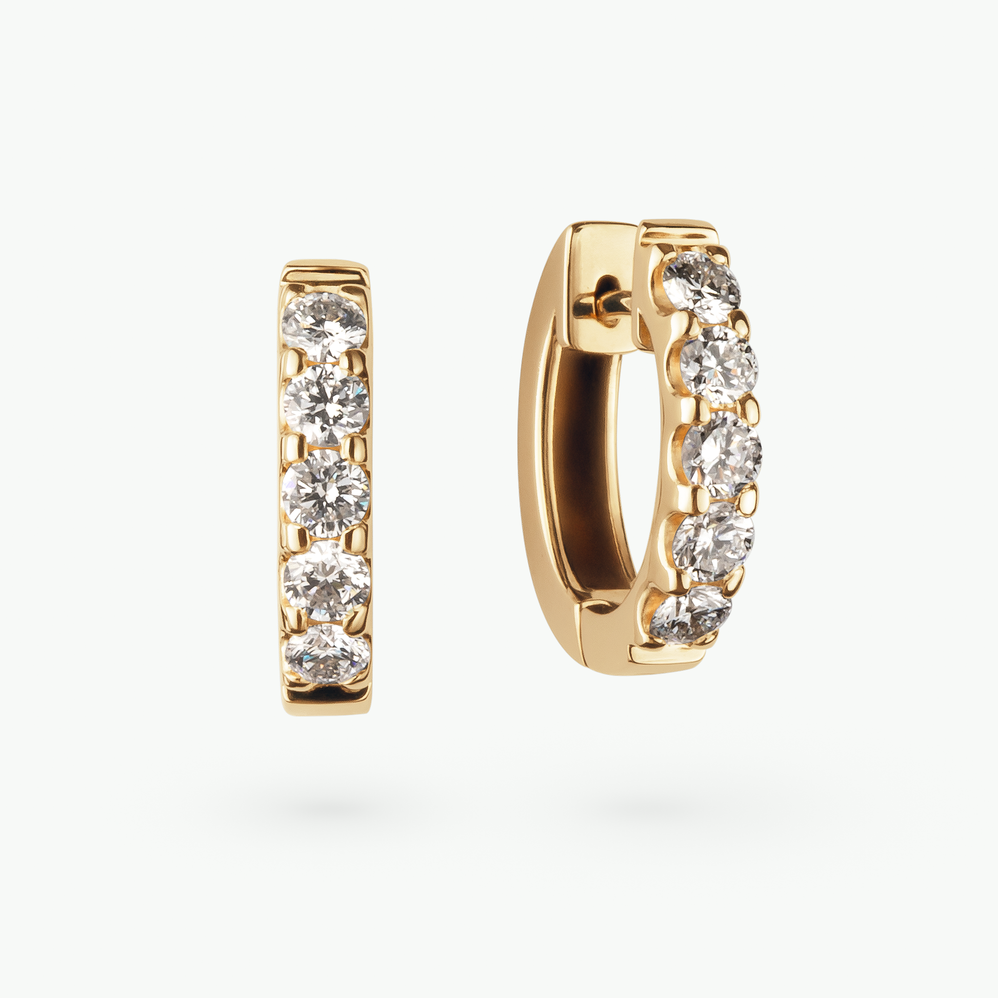 Ida Creolen in Gelbgold von The Good Bling Berlin