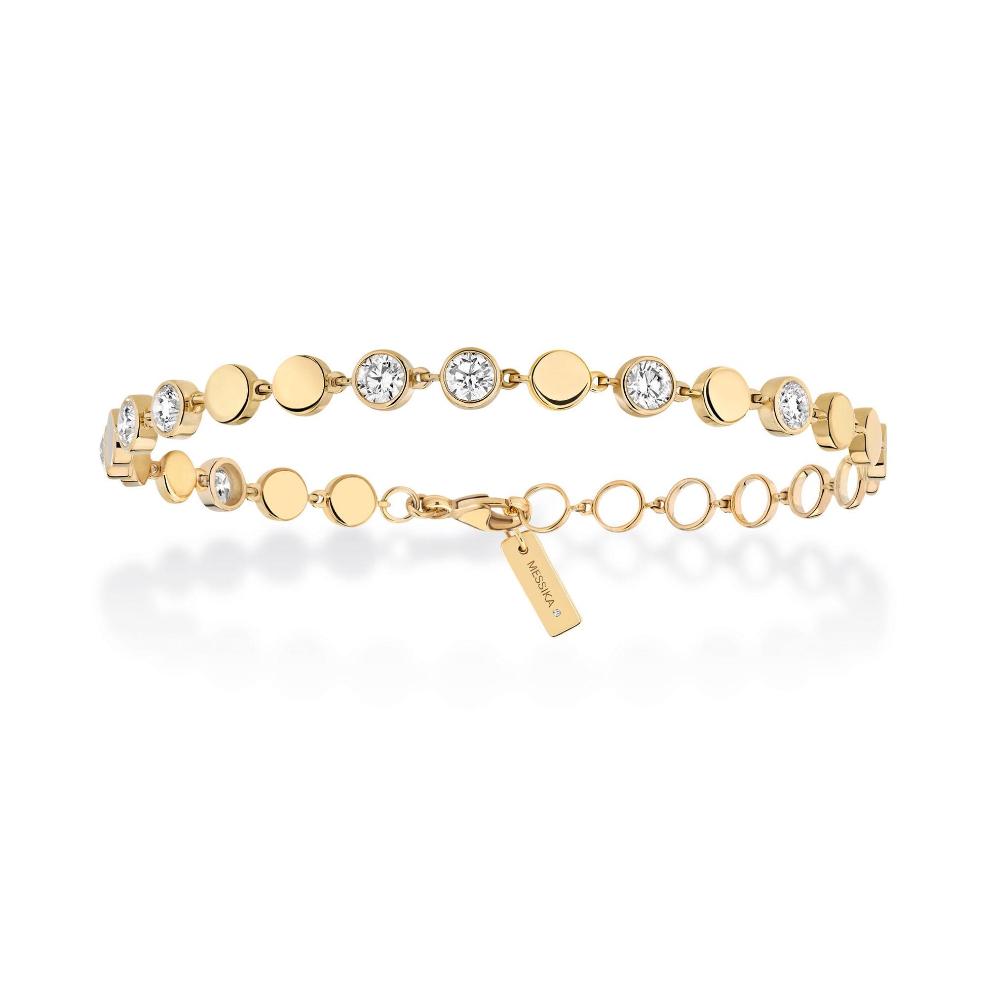 D-Vibes Armband MM, Gelbgold • Diamant von Messika (12484-YG)