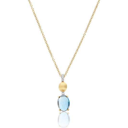 Dancing Azure Halskette, Gelbgold • Diamant von Nanis (CS20-597)