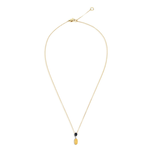 Dancing Mystery Black Halskette, Gelbgold • Diamant • Onyx von Nanis (CS13-597)