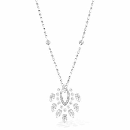 Desert Bloom Diamantkette, Tricolor-Gold • Diamant von Messika (07359-WG)