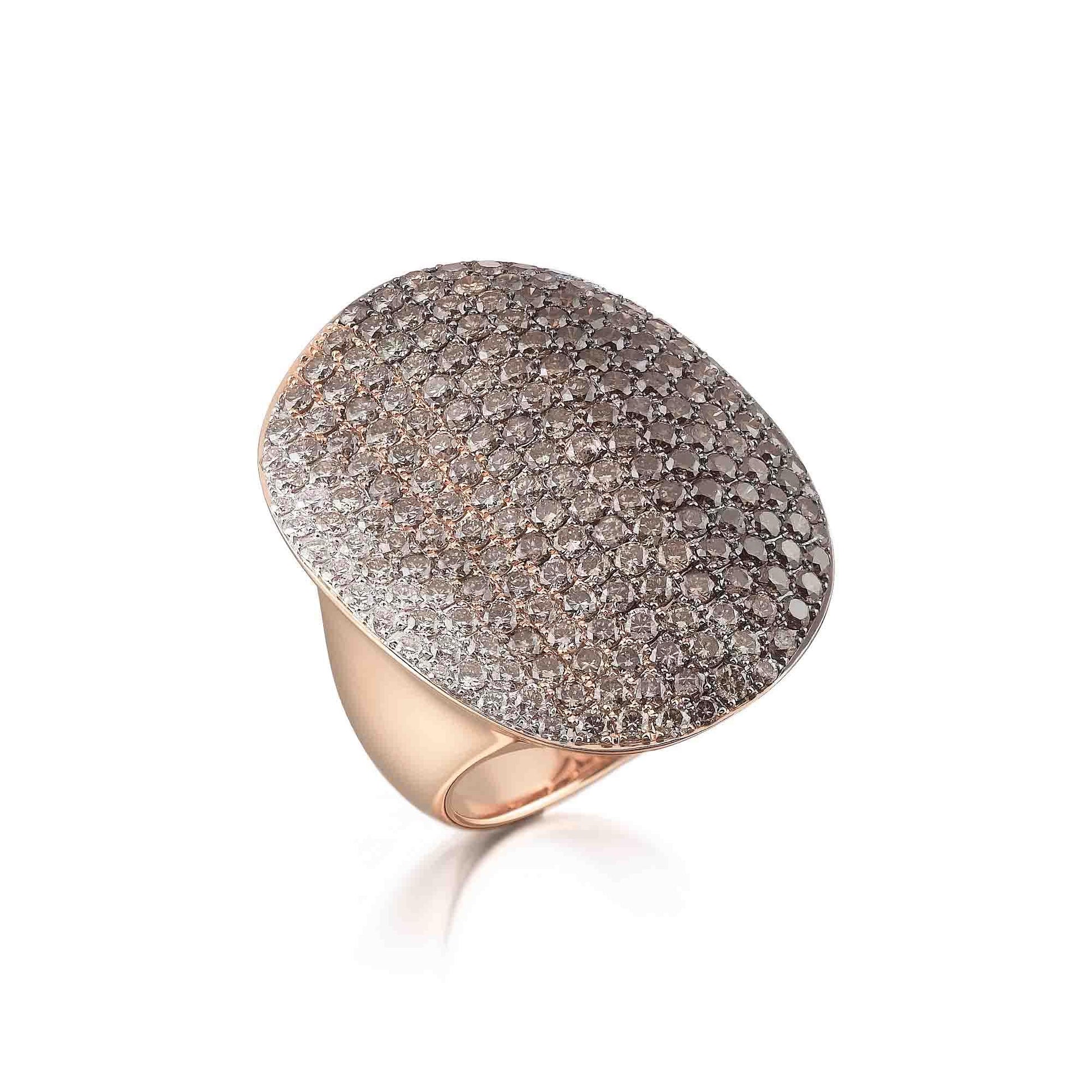 Dolce Vita Ring, Bicolor-Gold • Diamant von Al Coro (NR2659)