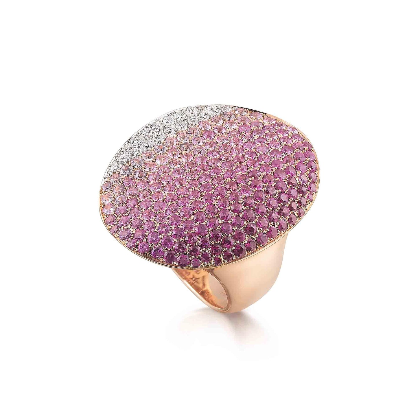 Dolce Vita Ring, Bicolor-Gold • Diamant • Saphir von Al Coro (NR2659P)