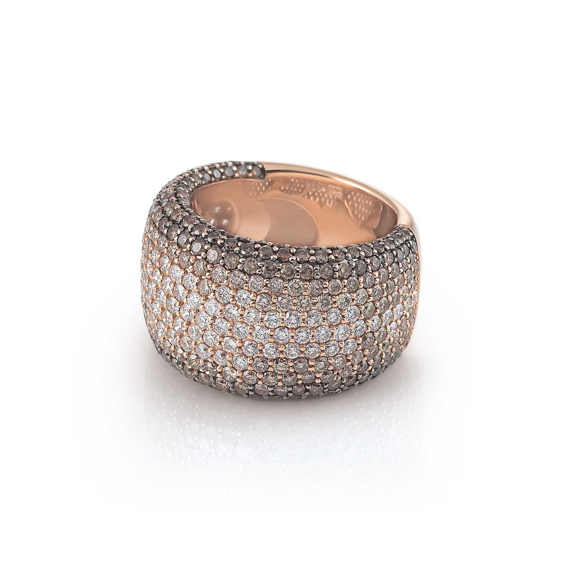 Dolce Vita Ring, Bicolor-Gold • Diamant von Al Coro (R6958BD)