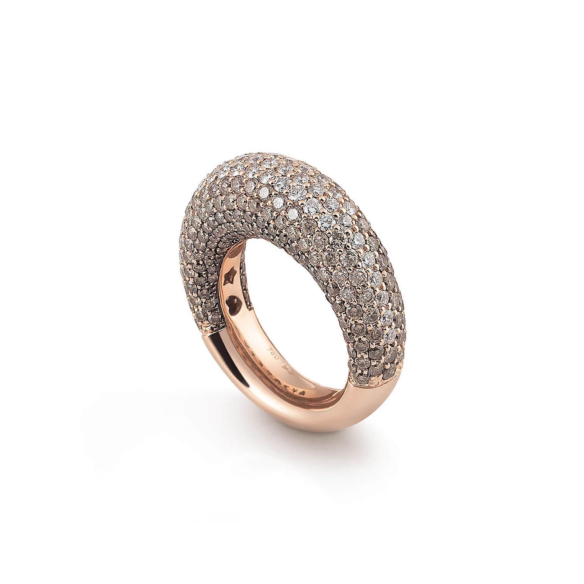 Dolce Vita Ring, Bicolor-Gold • Diamant von Al Coro (R7007BD)