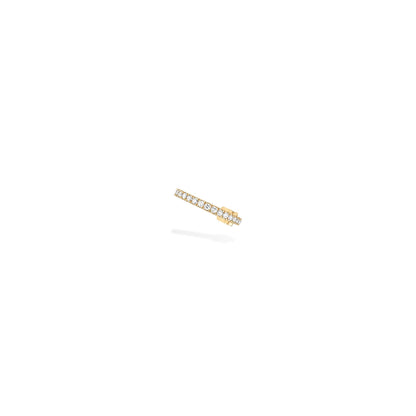 Einzelner Gatsby Ohrclip mittleres Ohr, Gelbgold • Diamant von Messika (10031-YG)
