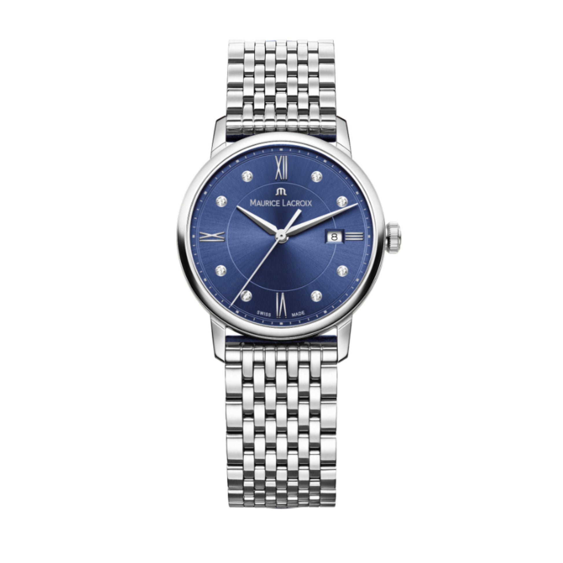 Eliros Date Ladies, Edelstahl • Diamant von Maurice Lacroix (EL1094-SS002-450-1)