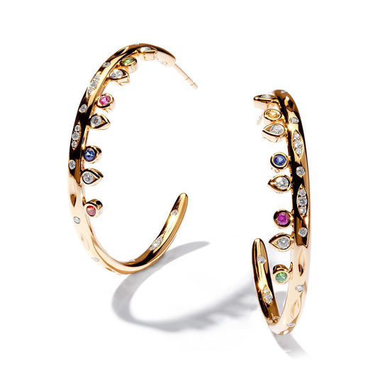 GYPSY Creole Candy, Gelbgold • Edelsteine von Tamara Comolli (E-Gyp-Ho-Can-yg)
