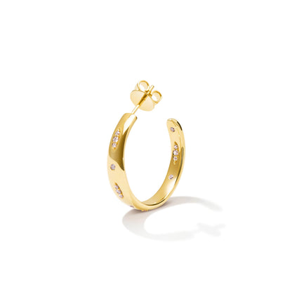 GYPSY Creolen large, Gelbgold • Diamant von Tamara Comolli (E-Gyp-Ho-l-p-yg)