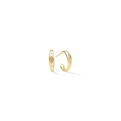 GYPSY Creolen small, Gelbgold • Diamant von Tamara Comolli (E-Gyp-Ho-s-p-yg)