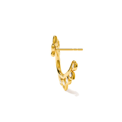 GYPSY Ohrringe Creole Sun Classic, Gelbgold • Diamant von Tamara Comolli (E-Gyp-HoSun-Cl-yg)