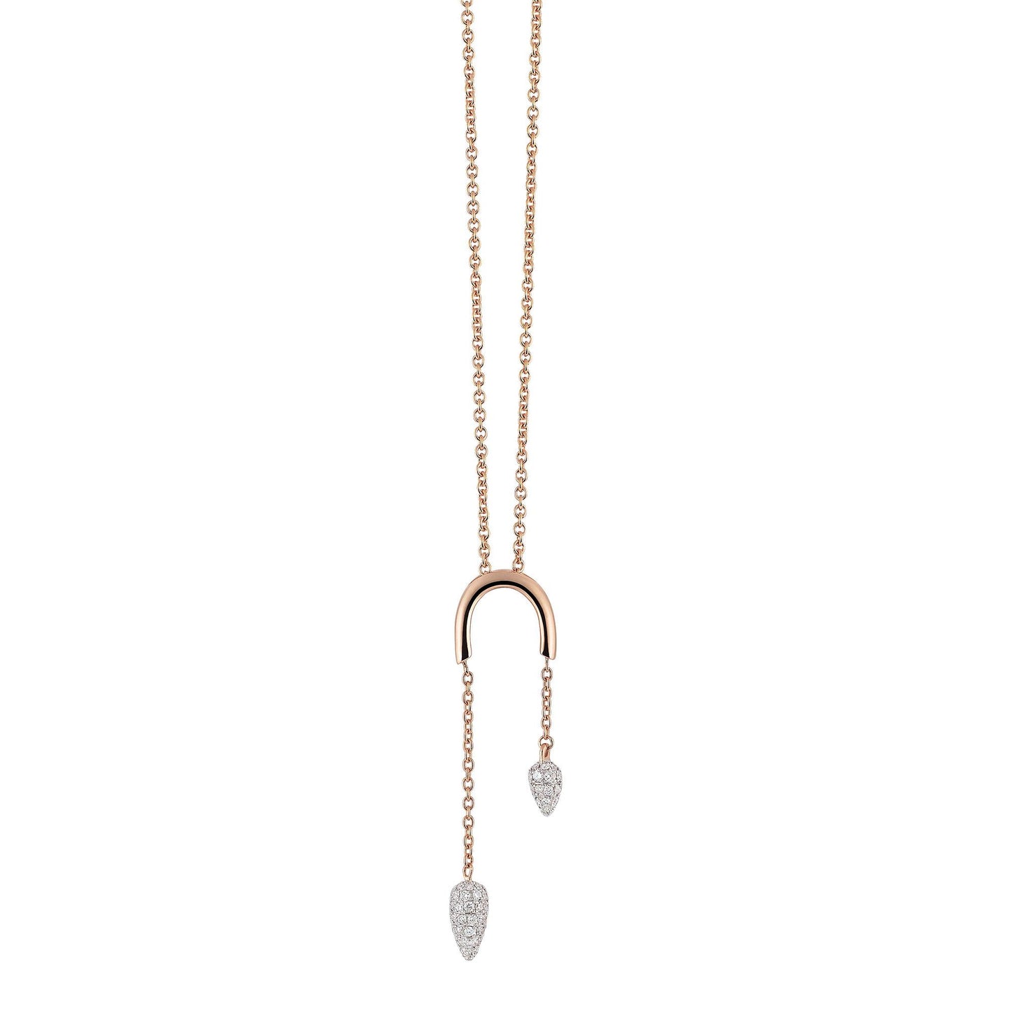 Goccia Collier, Roségold • Diamant von Al Coro (NC7553WR)