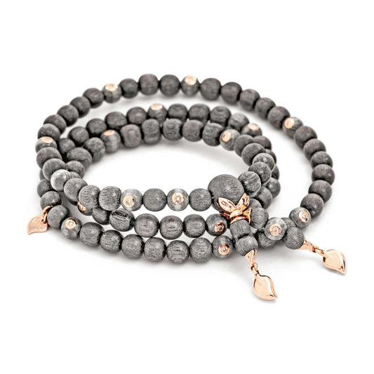 INDIA Armband Diamanten medium Greywood, Roségold • Diamant von Tamara Comolli (B-IND-GW-m-20Ca-rg)