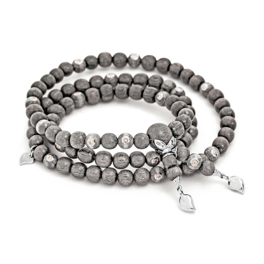 INDIA Armband Diamanten medium Greywood, Weißgold • Diamant von Tamara Comolli (B-IND-GW-m-20Ca-wg)