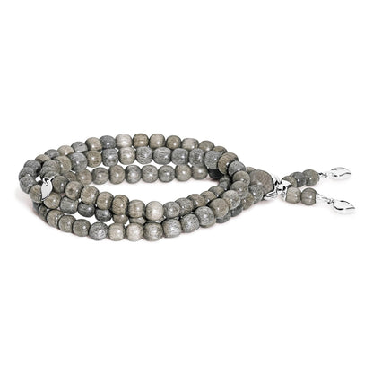 INDIA Armband medium Greywood, Weißgold von Tamara Comolli (B-IND-GW-m-wg)